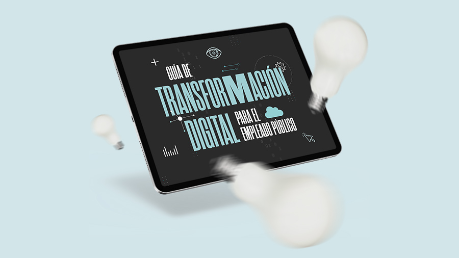 Portada de la guía de transformación digital para el empleado público